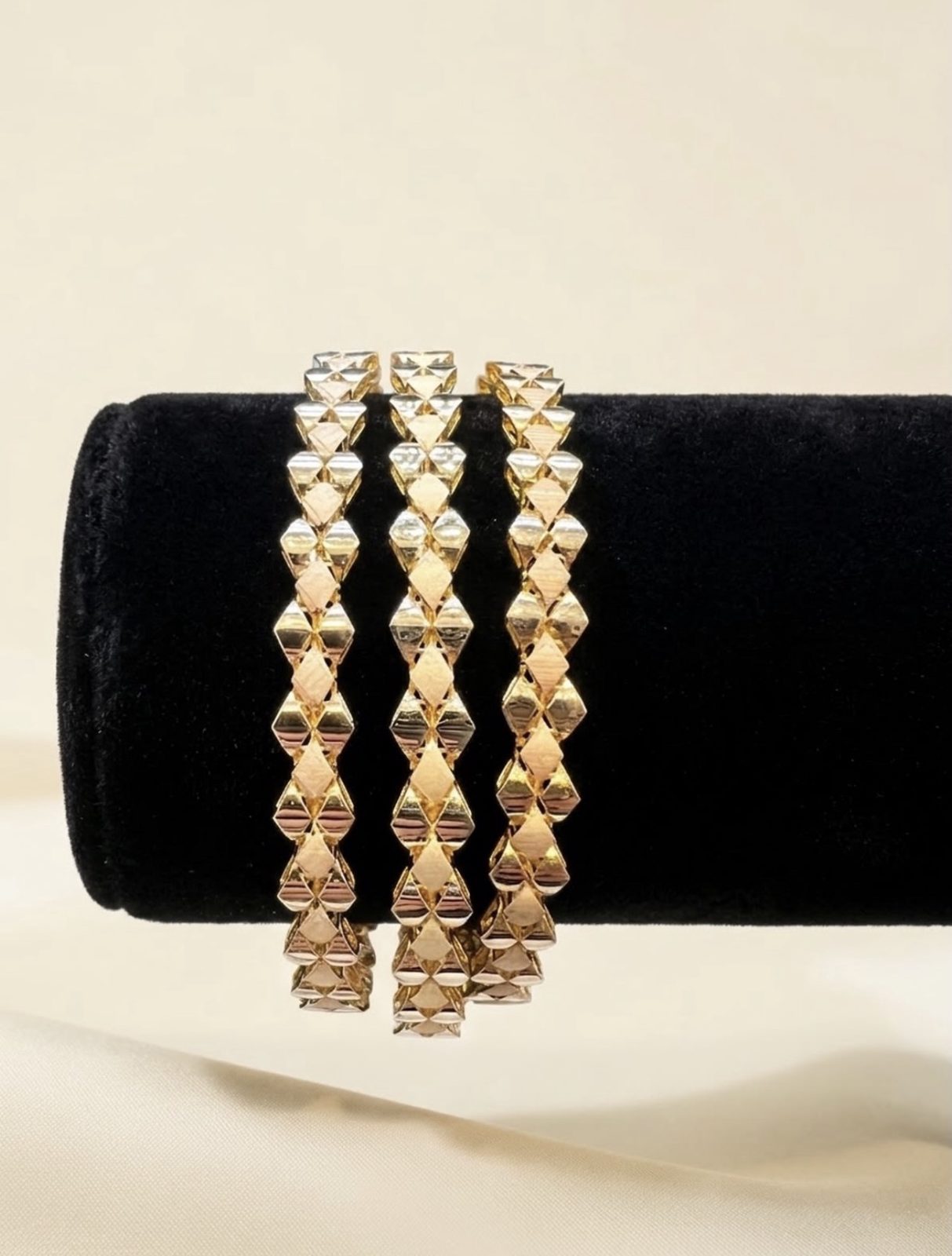 Rolex Three Diamond Bangle