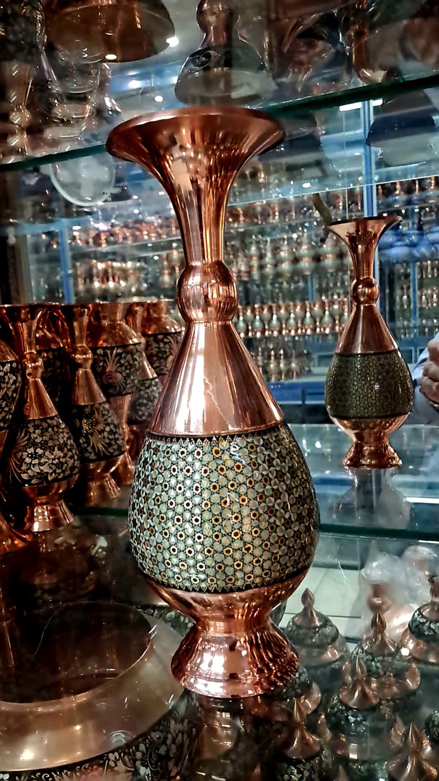Khatam Vase 25 cm