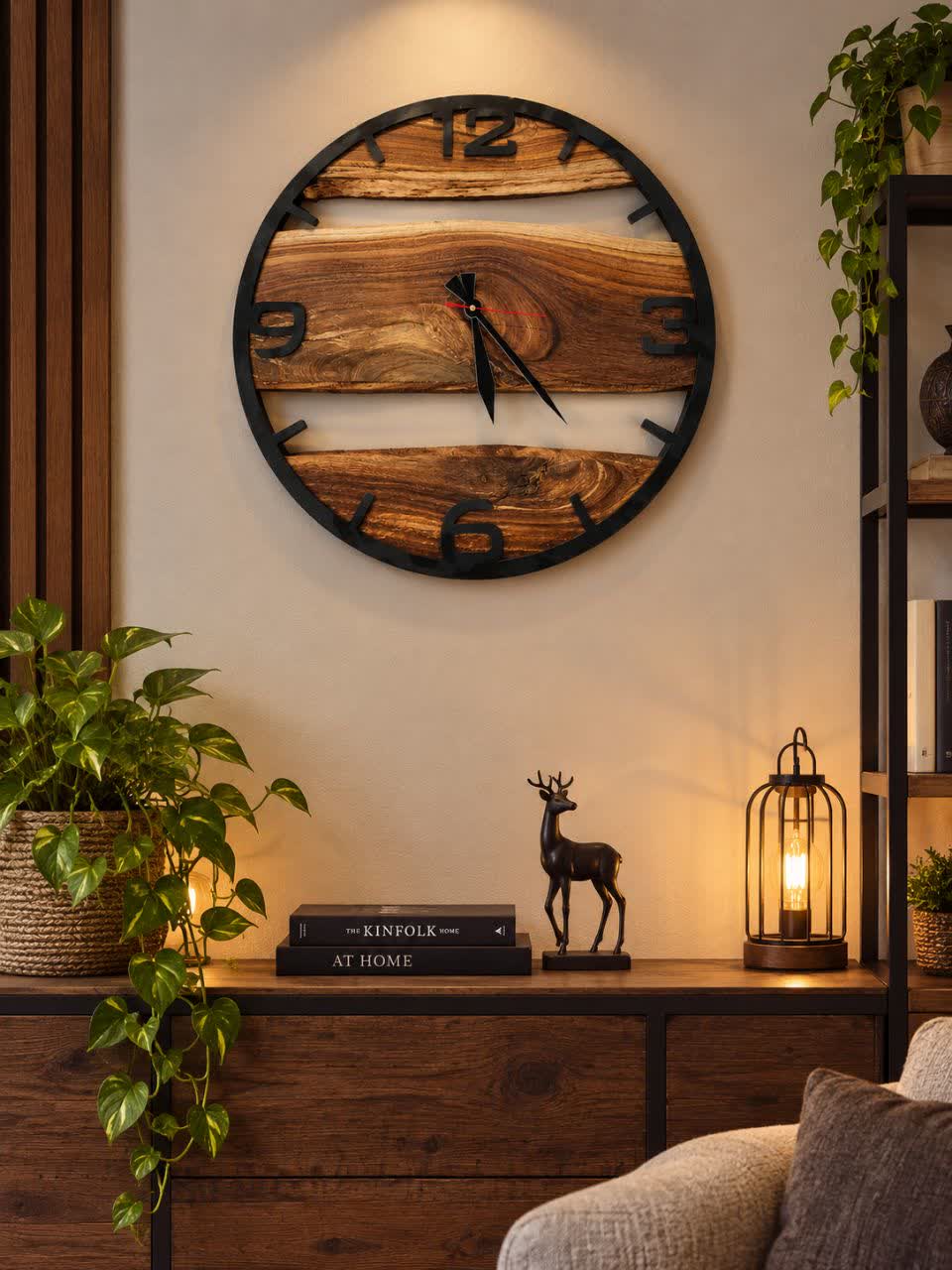 Handmade Wooden Wall Clock
