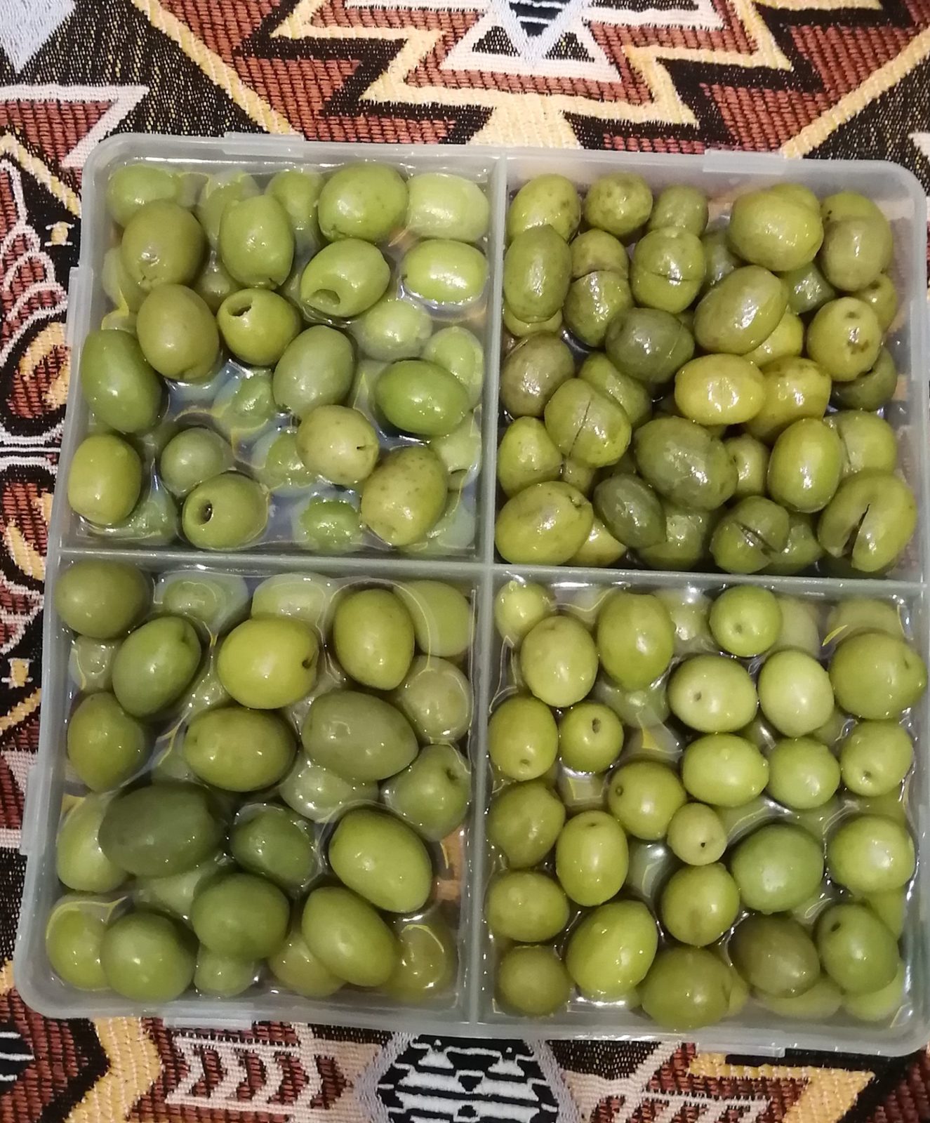 Broken, Canned, Pitted Olives