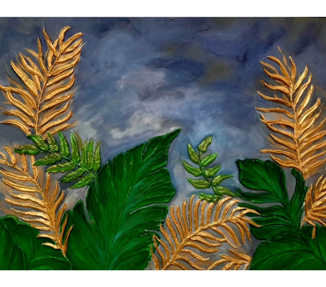Forest Serenity Minimalist Relief Art