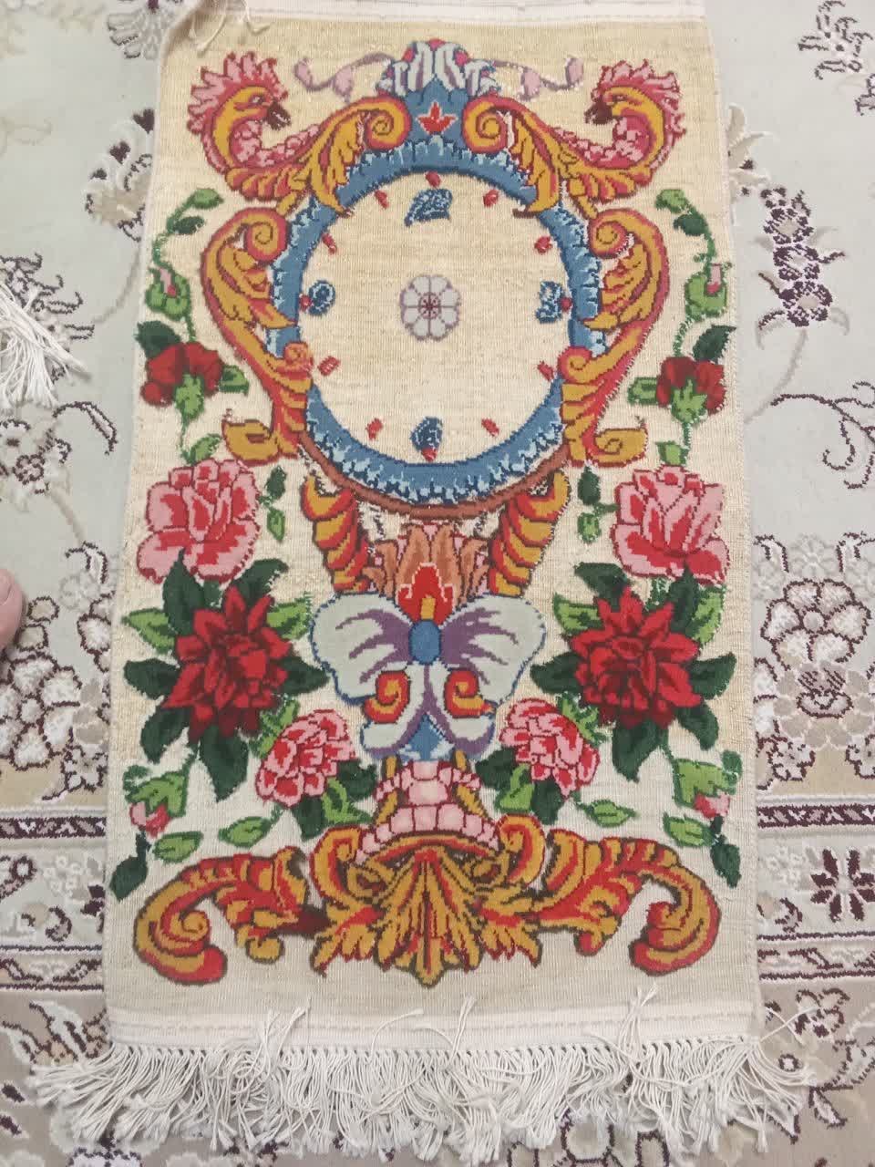 Silk Tabriz Pictorial Rug