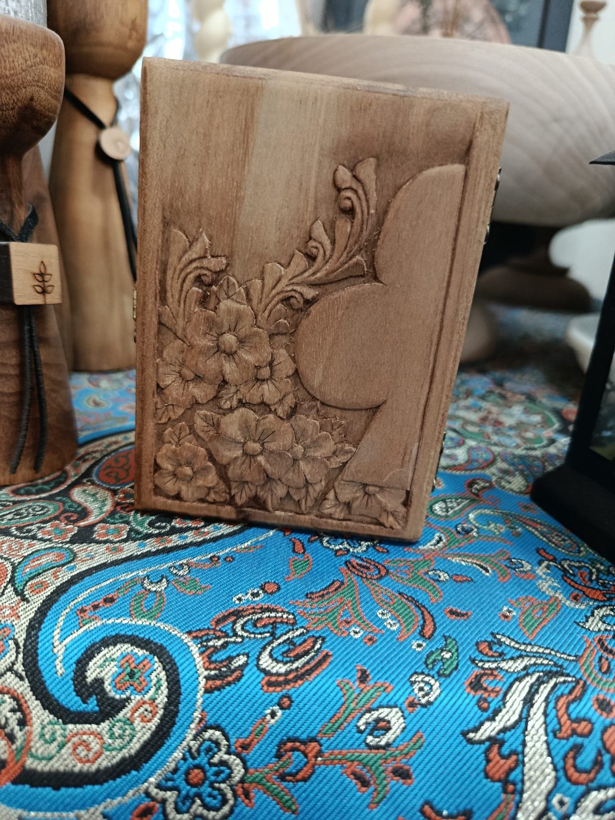 Wooden Playing Card Box