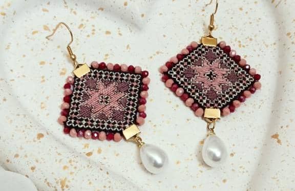 Balochi Embroidered Jewelry Set