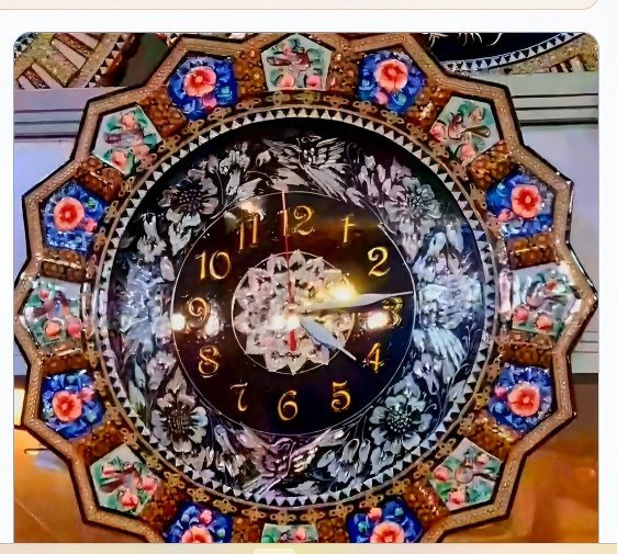 Solar Cut Diamond Clock 46cm