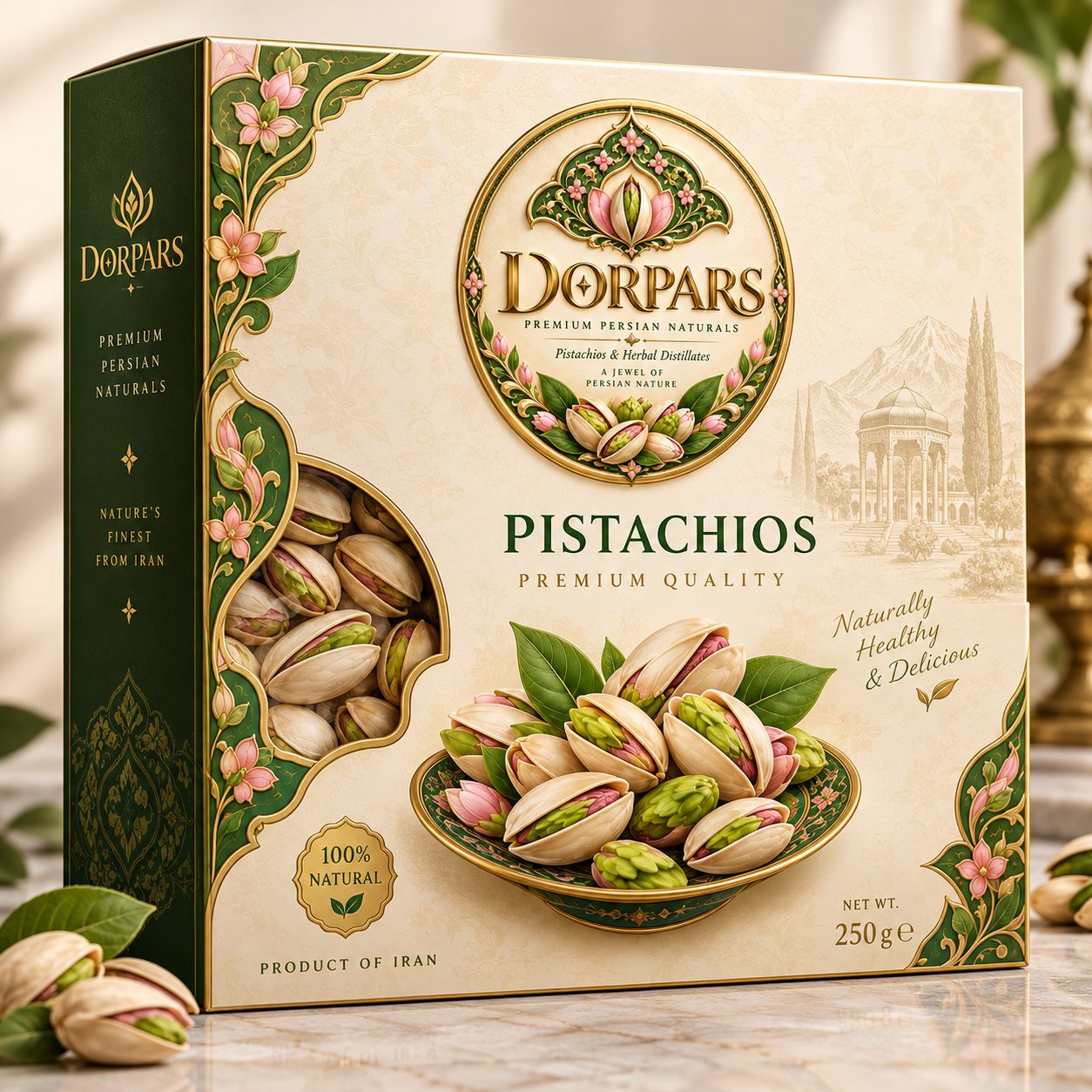 Open-Mouth Pistachios