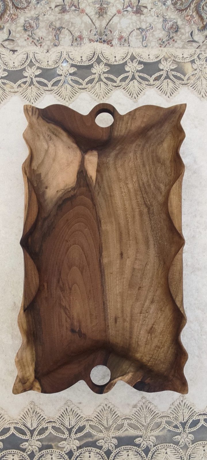 Handmade Walnut Wood Serving Dishes