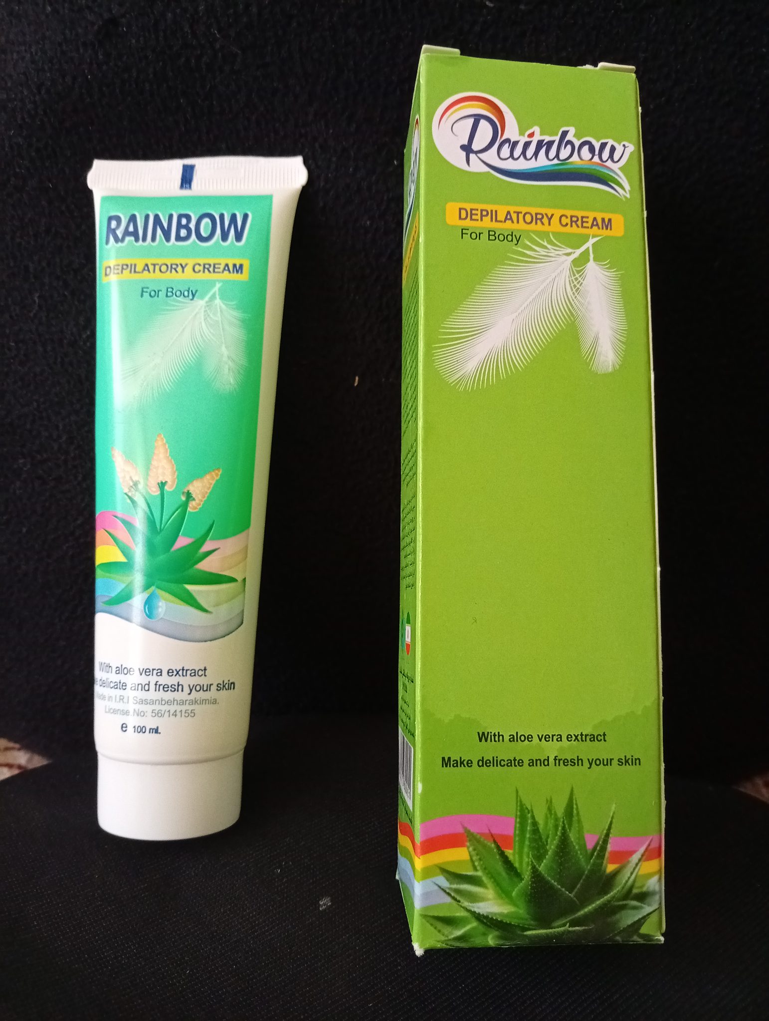 Rainbow Body Hair Removal Cream