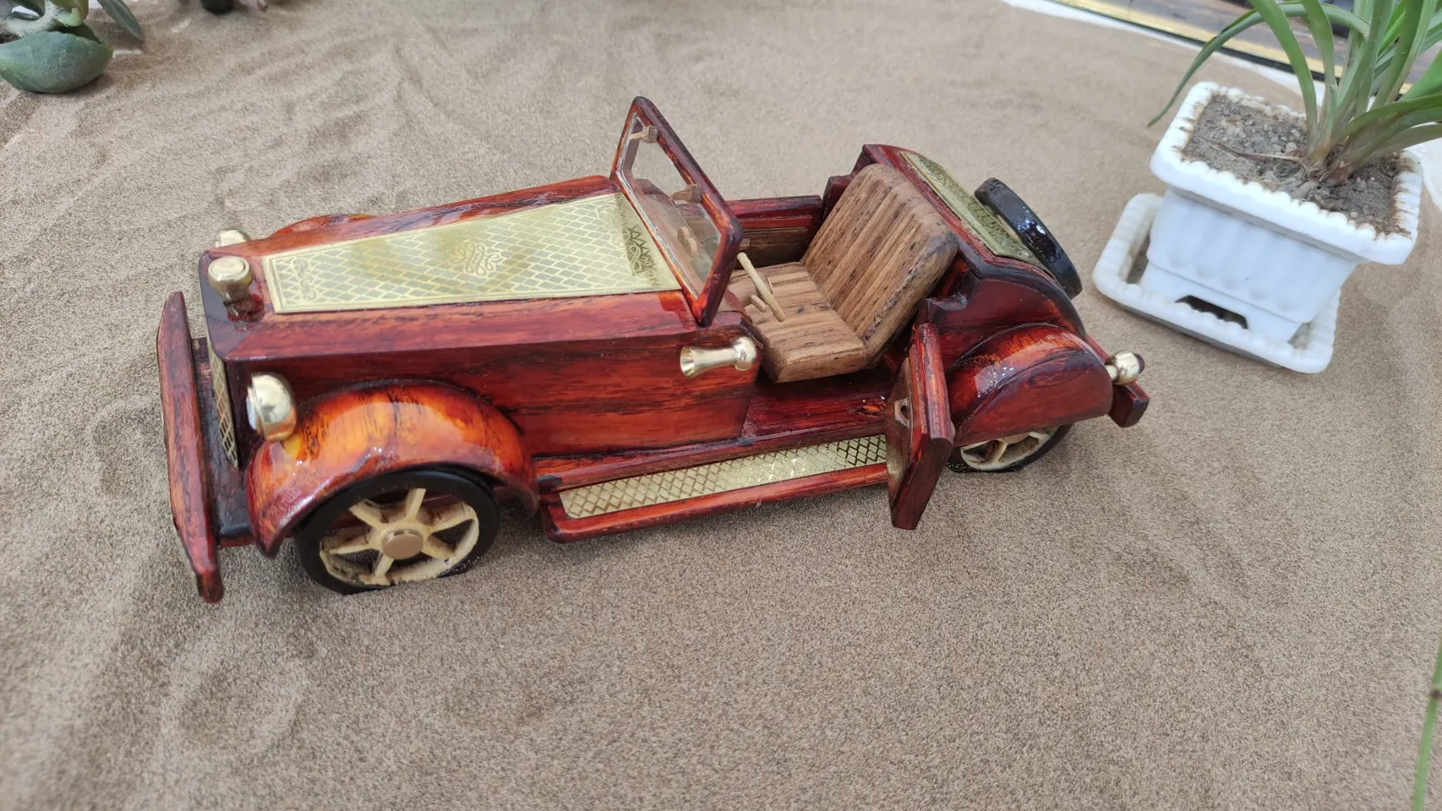 Handmade Bugatti Car Model