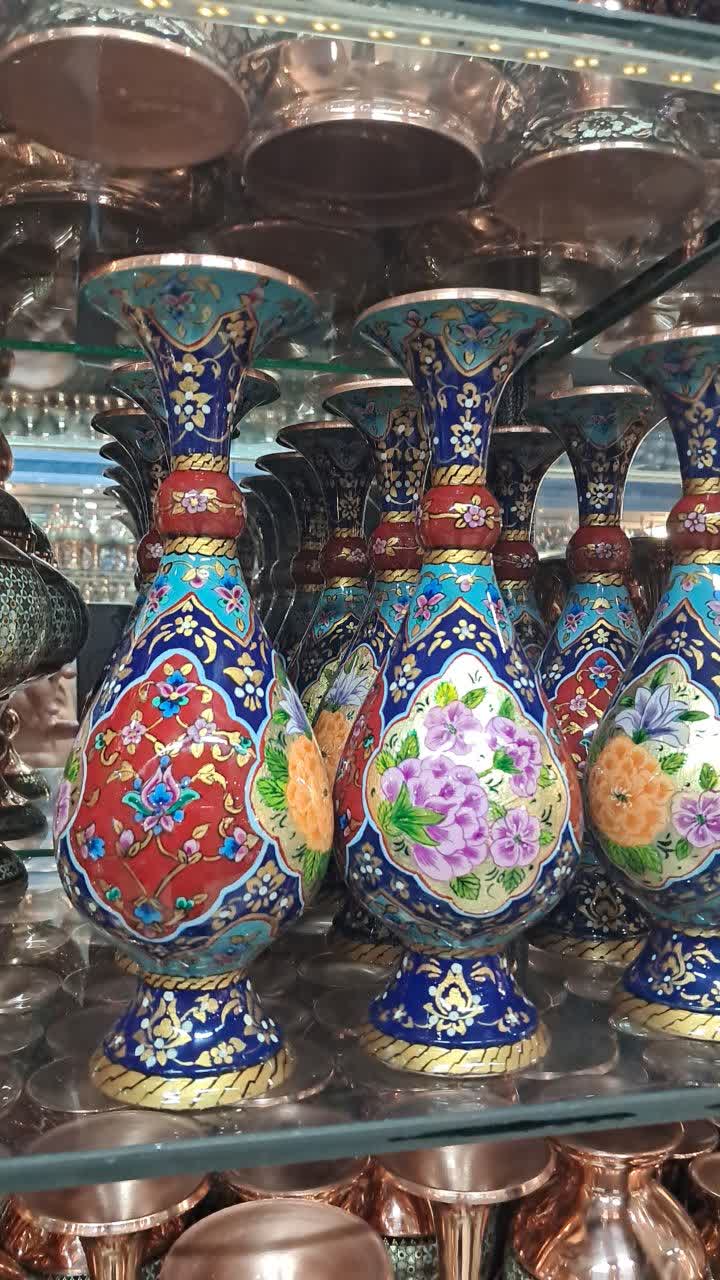 Hand-Painted Vase